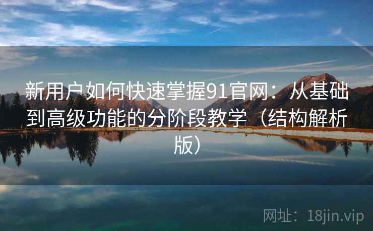 新用户如何快速掌握91官网：从基础到高级功能的分阶段教学（结构解析版）
