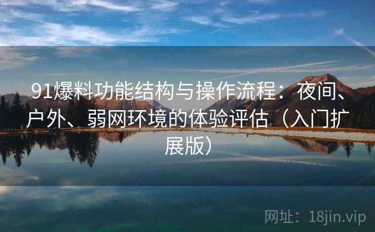 91爆料功能结构与操作流程：夜间、户外、弱网环境的体验评估（入门扩展版）