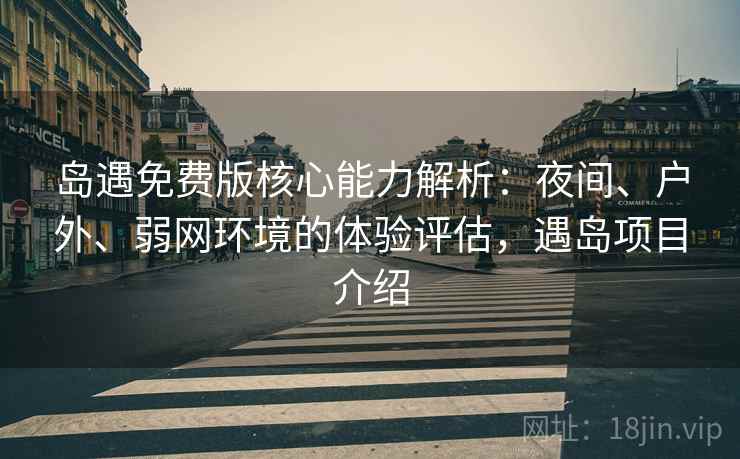 岛遇免费版核心能力解析：夜间、户外、弱网环境的体验评估，遇岛项目介绍