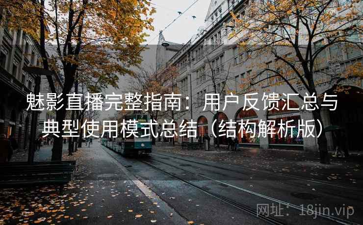 魅影直播完整指南：用户反馈汇总与典型使用模式总结（结构解析版）