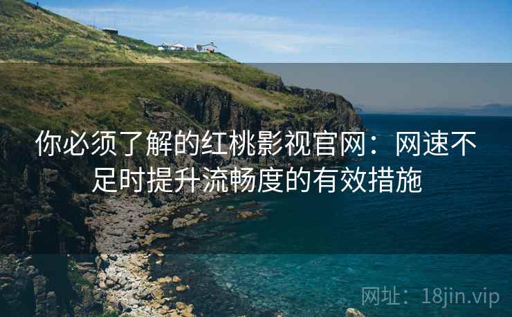 你必须了解的红桃影视官网：网速不足时提升流畅度的有效措施
